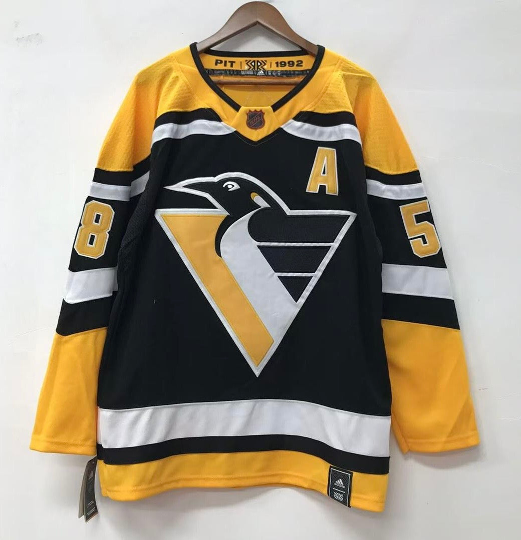 Kris Letang Pittsburgh Penguins Official NHL Adidas Jersey product image 3, provided for visual reference and product detail