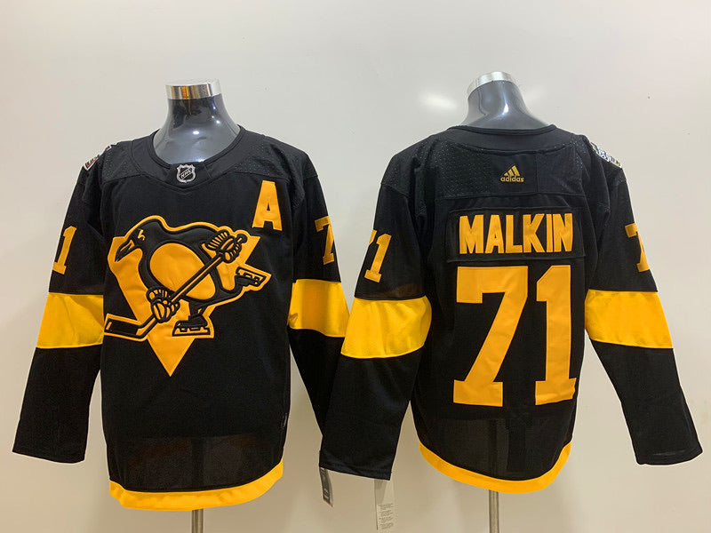 Evgeni Malkin Pittsburgh Penguins Official NHL Adidas Jersey black product image 1, provided for visual reference and
