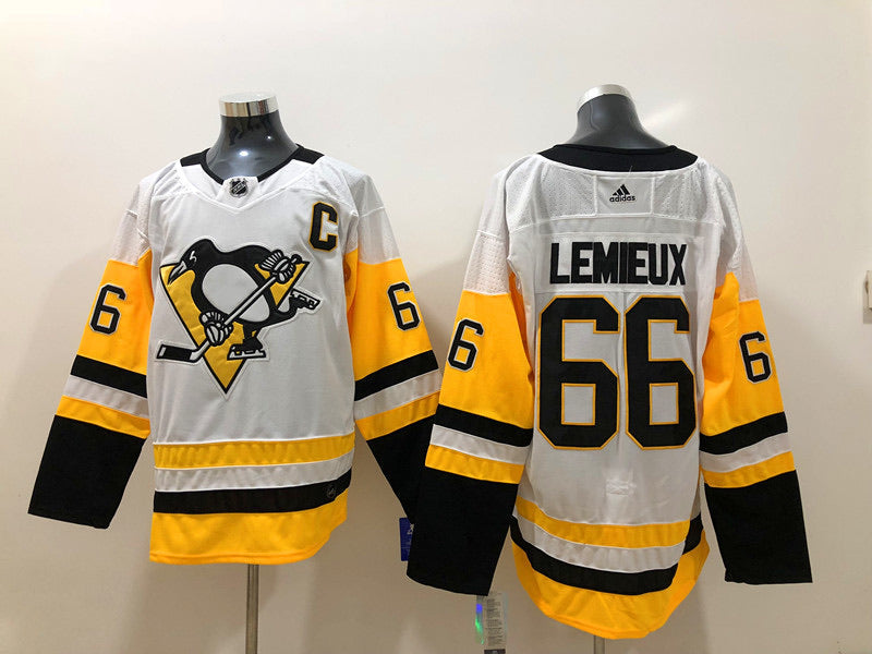 Mario Lemieux Pittsburgh Penguins Official NHL Adidas Jersey white product image 1, provided for visual reference and