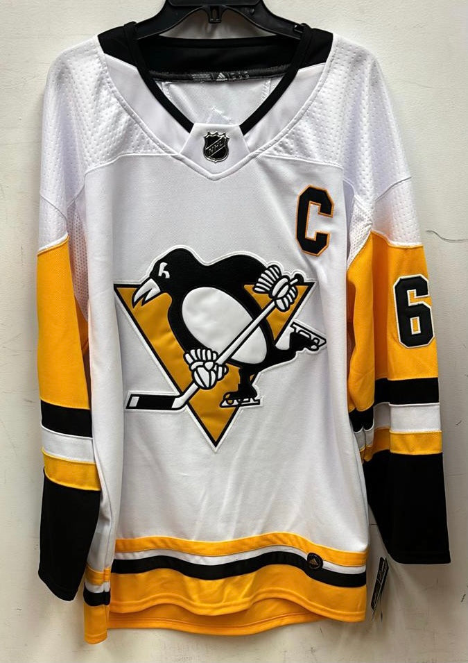 Mario Lemieux Pittsburgh Penguins Official NHL Adidas Jersey white product image 3, provided for visual reference and