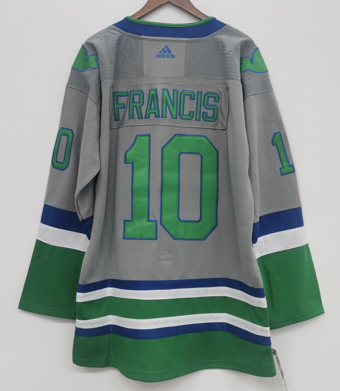 Ron Francis Hartford Whalers Official NHL Adidas Jersey product image 1, provided for visual reference and product detail