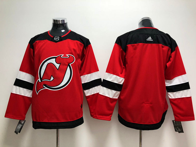 New Jersey Devils Official NHL Adidas Jersey Blank back product image 1, provided for visual reference and product detail