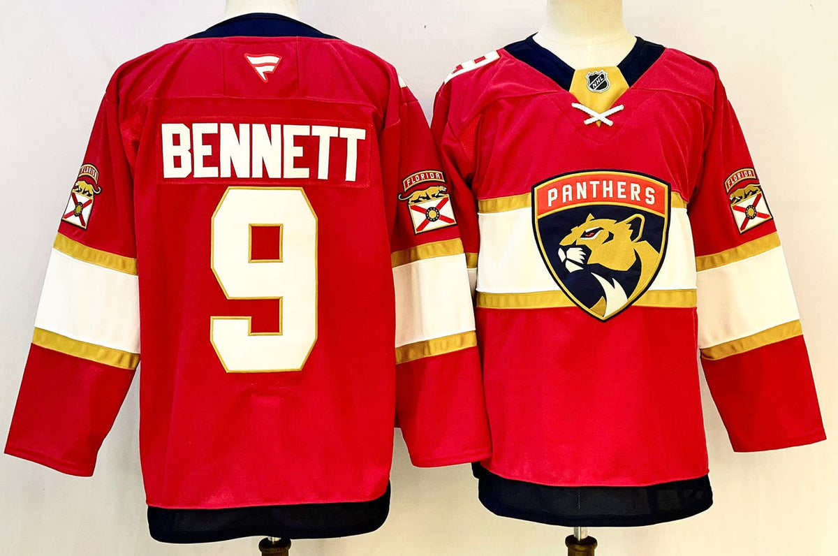 Sam Bennett Florida Panthers Official NHL Fanatics Jersey Red product image 1, provided for visual reference and product