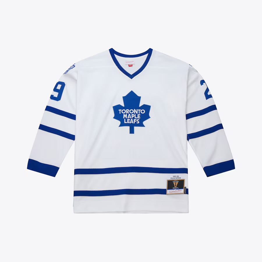 Felix Potvin Toronto Maple Leafs Customized Official NHL Mitchell & Ness Jersey product image 2, provided for visual