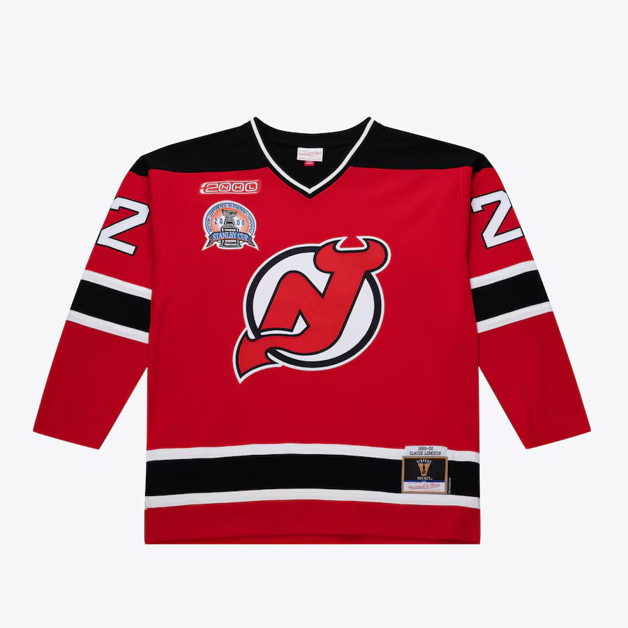 Claude Lemieux New Jersey Devils Official NHL Mitchell & Ness Jersey product image 1, provided for visual reference and