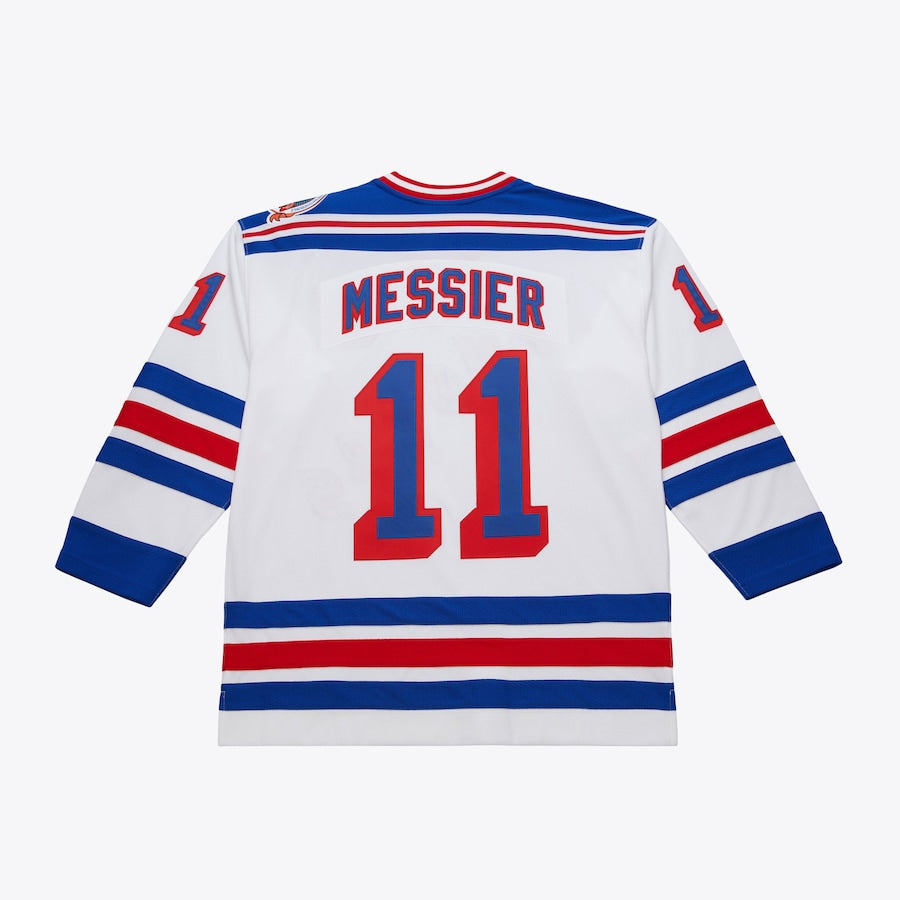 Mark Messier New York Rangers 1994 Official NHL Mitchell & Ness Jersey product image 1, provided for visual reference and
