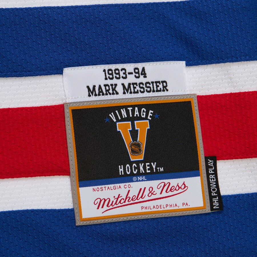 Mark Messier New York Rangers 1994 Official NHL Mitchell & Ness Jersey product image 6, provided for visual reference and