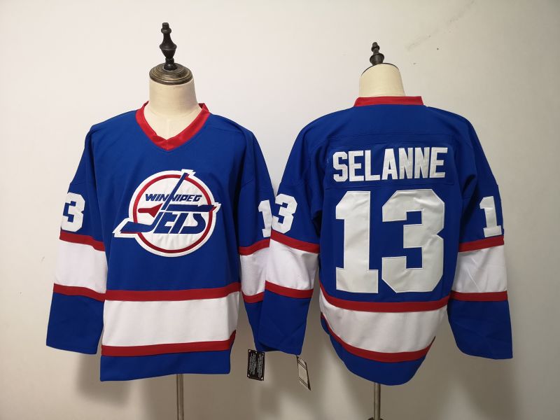 Teemu Selanne Winnipeg Jets Official NHL Jersey CCM product image 1, provided for visual reference and product detail review