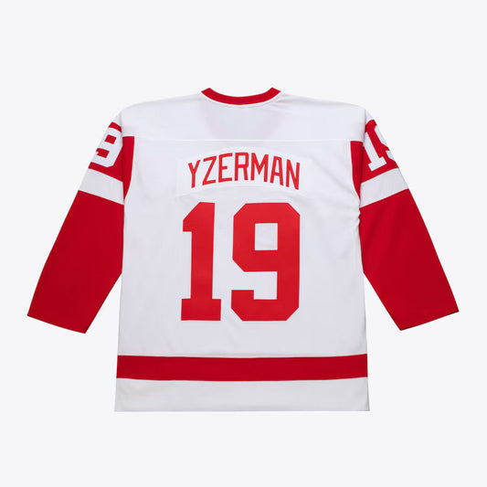 Steve Yzerman Detroit Red Wings Official NHL Mitchell & Ness Jersey product image 1, provided for visual reference and