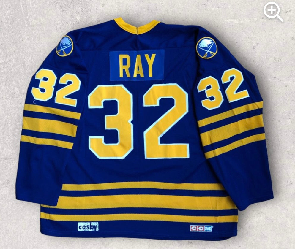 Rob Ray Buffalo Sabres Official NHL CCM Jersey product image 1, provided for visual reference and product detail review