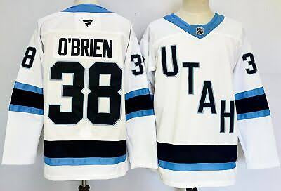 Liam O’Brien Utah Hockey Club Official NHL Fanatics Jersey white product image 1, provided for visual reference and product