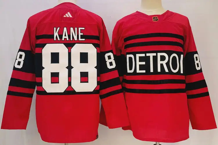Patrick Kane Detroit Red Wings Official NHL Adidas Jersey product image 1, provided for visual reference and product detail