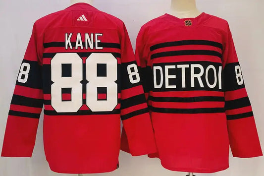 Patrick Kane Detroit Red Wings Official NHL Adidas Jersey product image 1, provided for visual reference and product detail