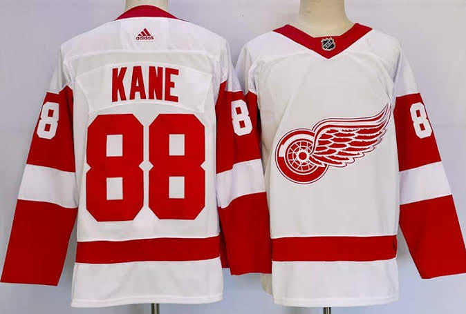 Patrick Kane Detroit Red Wings Official NHL Adidas Jersey white product image 1, provided for visual reference and product