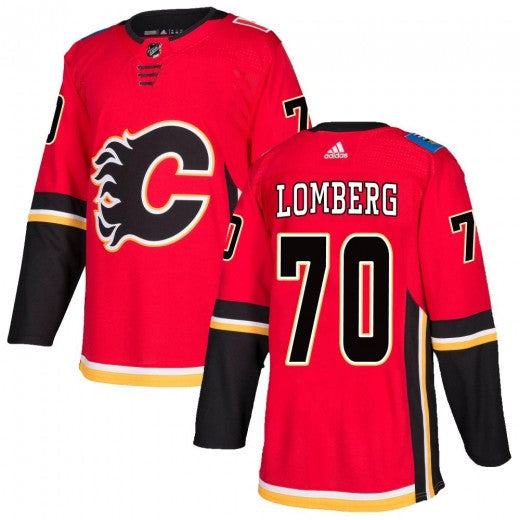 Ryan Lomberg Calgary Flames Official NHL Adidas Jersey product image 1, provided for visual reference and product detail