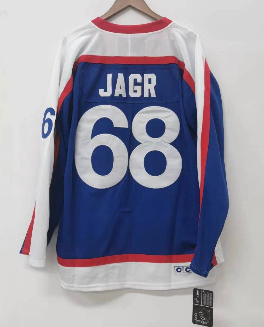Jaromir Jagr New York Rangers Jersey CCM retro product image 1, provided for visual reference and product detail review