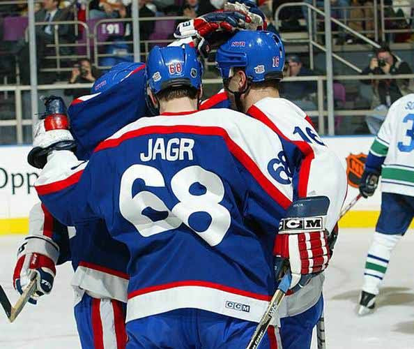 Jaromir Jagr New York Rangers Jersey CCM retro product image 4, provided for visual reference and product detail review