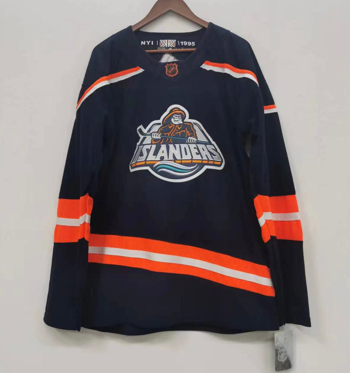 New York Islanders Official NHL Adidas Jersey no name/blank back product image 1, provided for visual reference and product