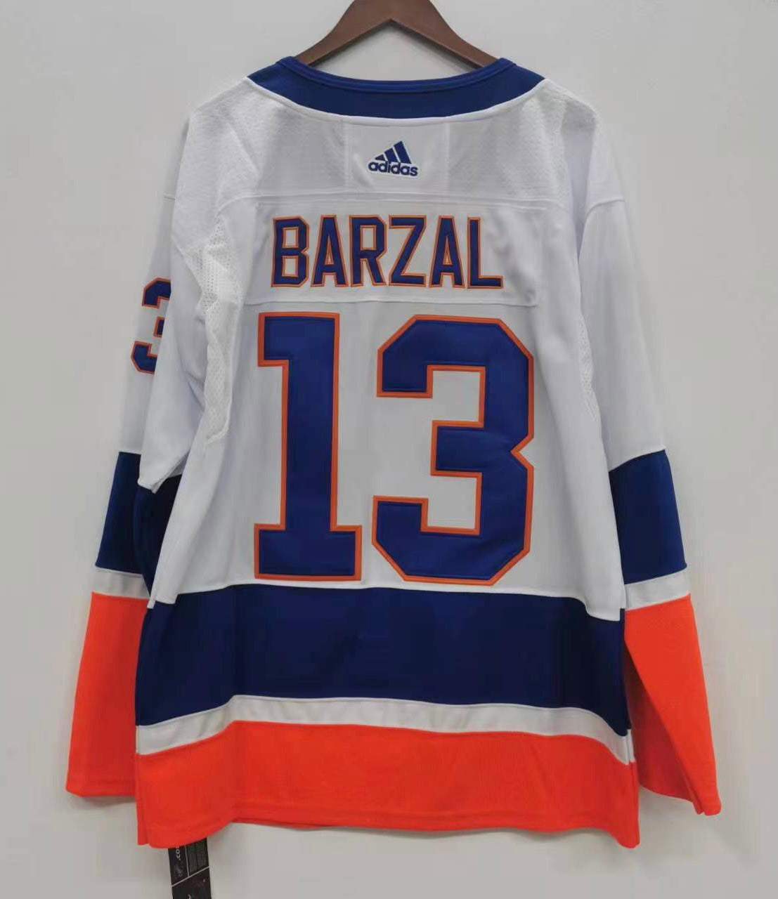 Mathew Barzal New York Islanders Official NHL Adidas Jersey white product image 1, provided for visual reference and product