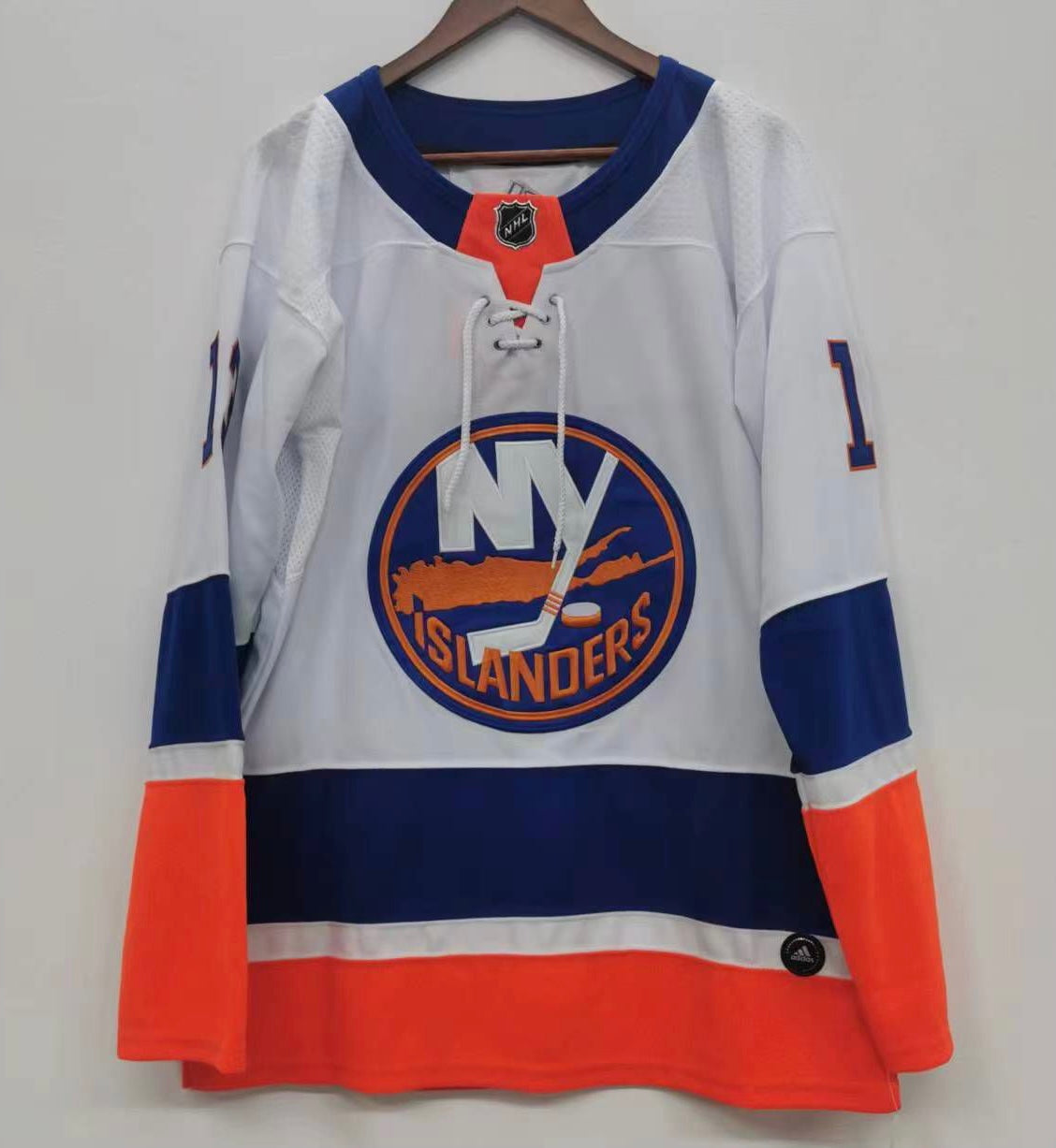 Mathew Barzal New York Islanders Official NHL Adidas Jersey white product image 2, provided for visual reference and product
