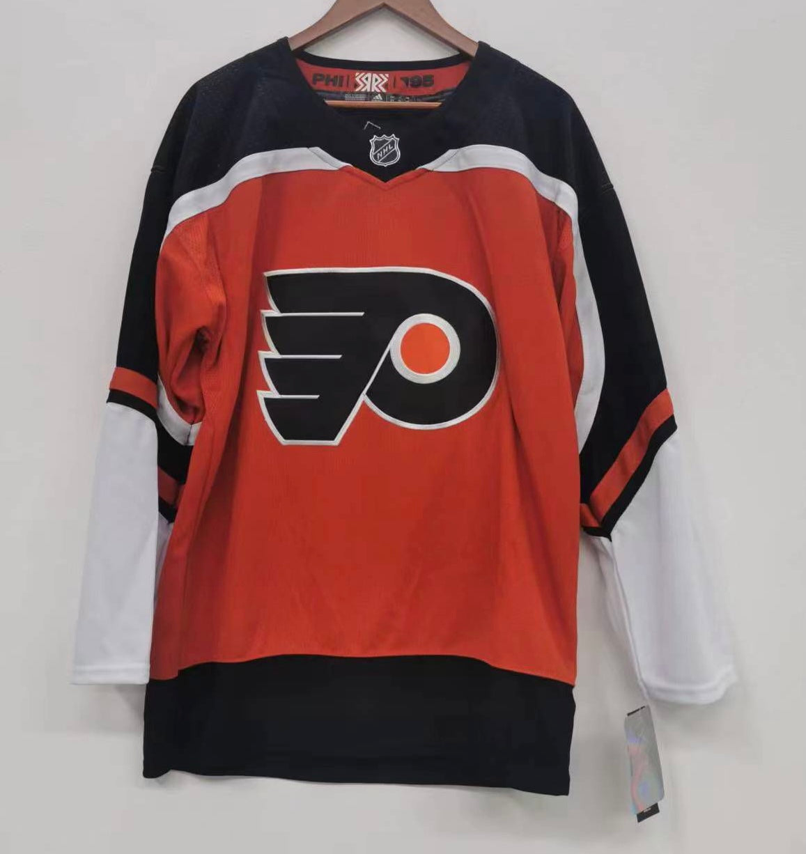 Philadelphia Flyers Official NHL Jersey blank back product image 2, provided for visual reference and product detail review