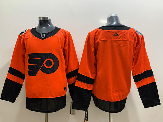 Philadelphia Flyers Official NHL Adidas Jersey blank back orange product image 1, provided for visual reference and product