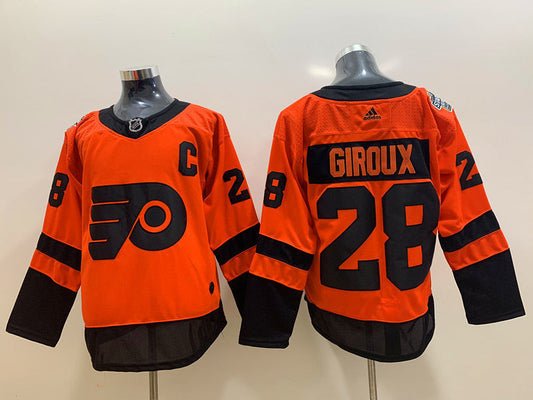 Claude Giroux Philadelphia Flyers Official NHL Adidas orange product image 1, provided for visual reference and product