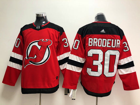 Martin Brodeur New Jersey Devils Official NHL Adidas Jersey product image 1, provided for visual reference and product