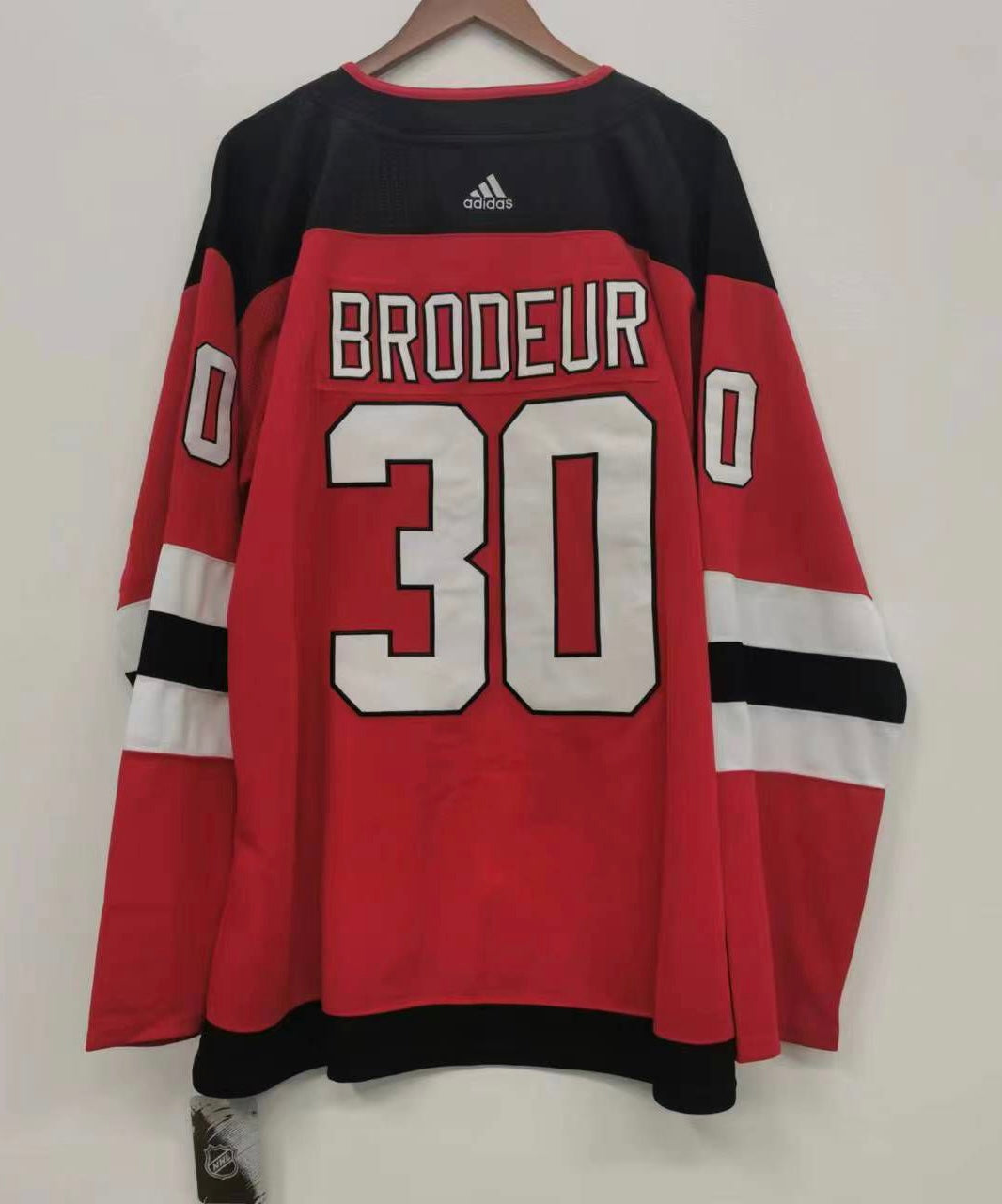 Martin Brodeur New Jersey Devils Official NHL Adidas Jersey product image 2, provided for visual reference and product