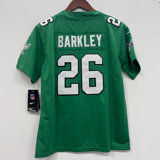 Saquon Barkley YOUTH Philadelphia Eagles Official NFL Nike Jersey product image 1, provided for visual reference and product
