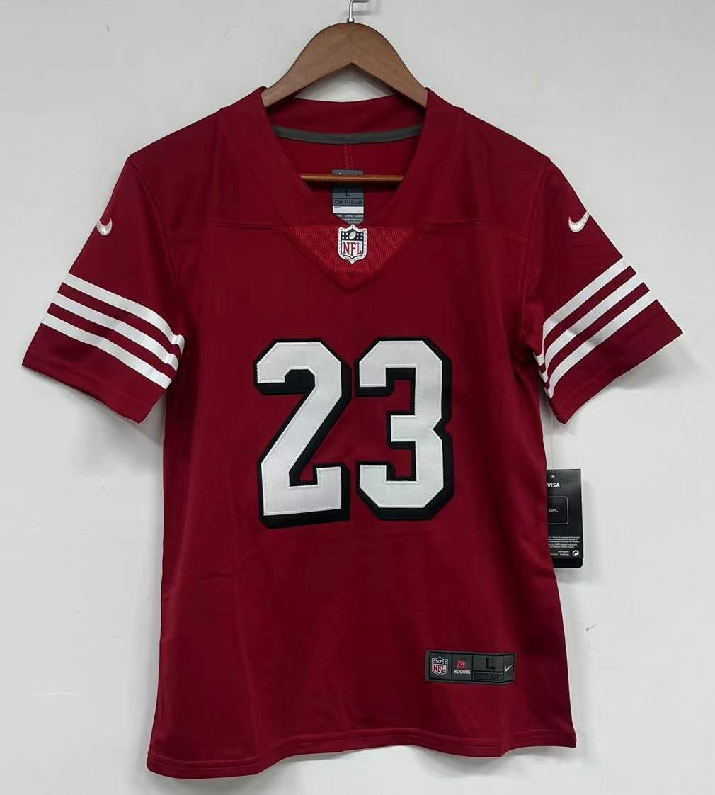 Christian McCaffrey San Francisco 49ers YOUTH Jersey product image 3, provided for visual reference and product detail review