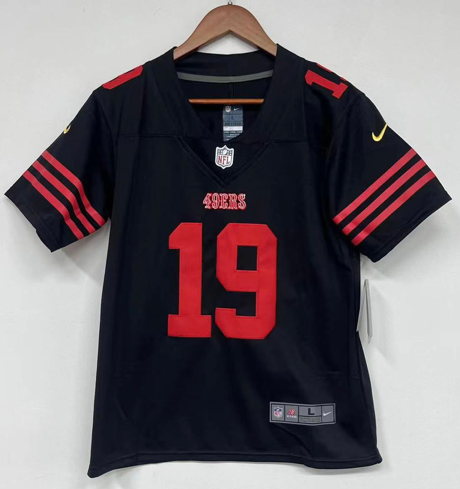 Deebo Samuel San Francisco 49ers YOUTH Jersey black product image 2, provided for visual reference and product detail review