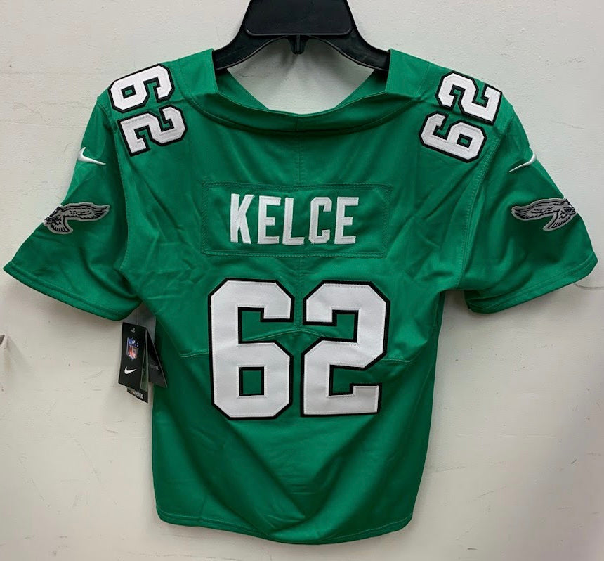 Jason Kelce YOUTH KIDS Philadelphia Eagles Jersey Nike product image 1, provided for visual reference and product detail