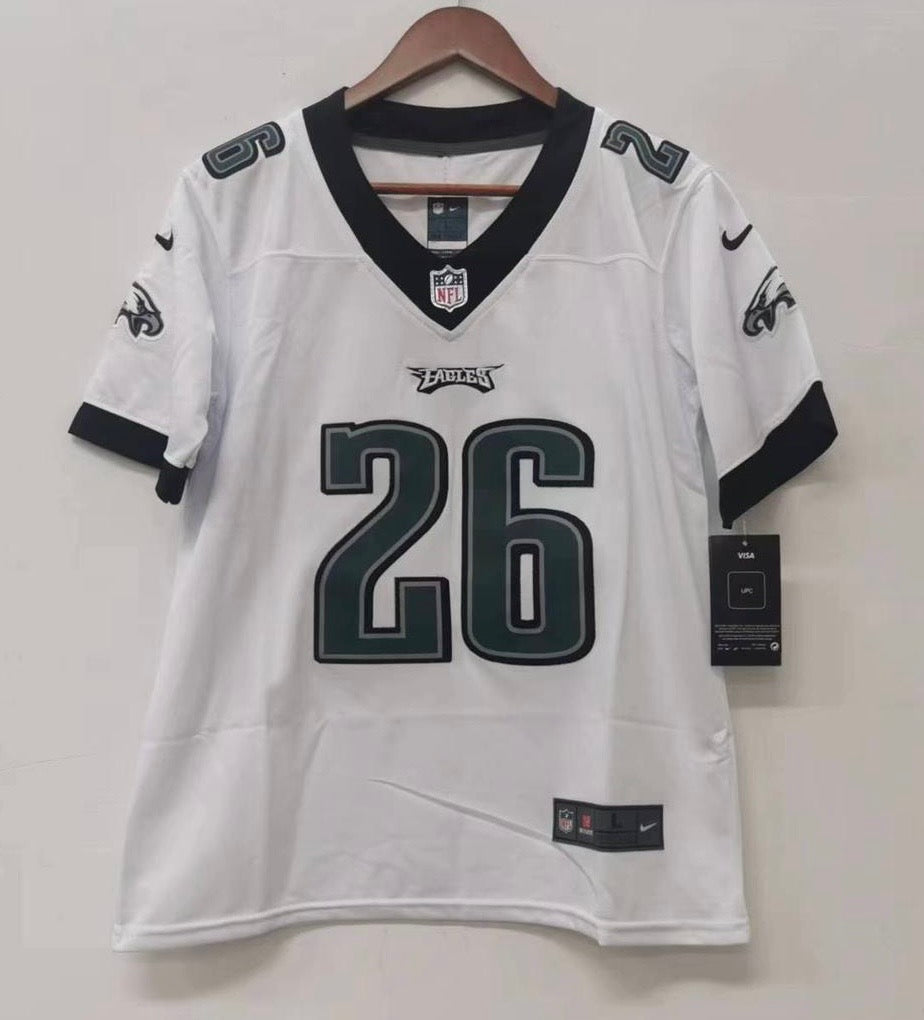 Saquon Barkley YOUTH Philadelphia Eagles Jersey Nike white product image 2, provided for visual reference and product detail