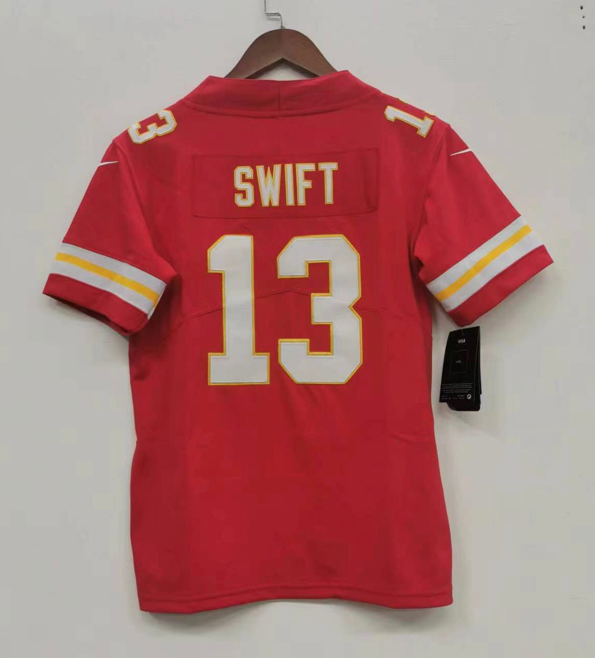Taylor Swift YOUTH Kansas City Chiefs Jersey red product image 1, provided for visual reference and product detail review
