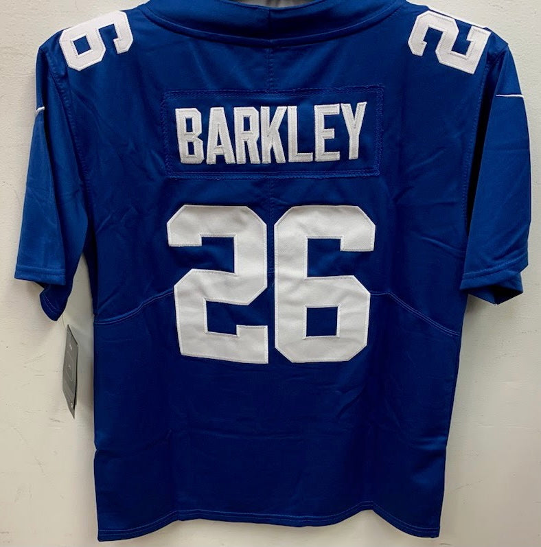 Saquon Barkley New York Giants YOUTH Jersey product image 2, provided for visual reference and product detail review