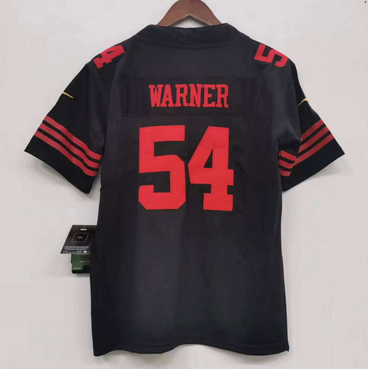 Fred Warner San Francisco 49ers Official NFL YOUTH KIDS Jersey product image 1, provided for visual reference and product