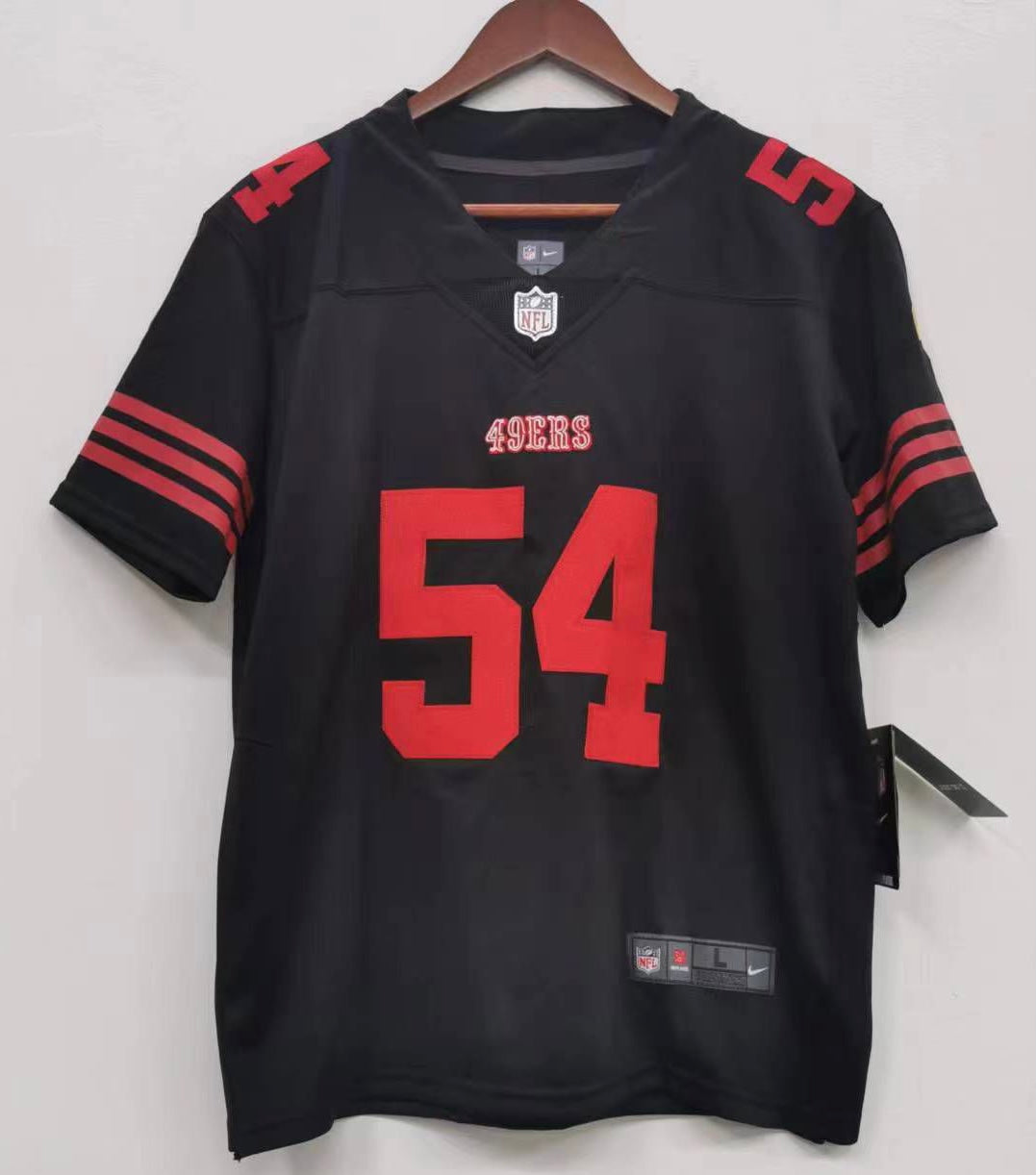 Fred Warner San Francisco 49ers Official NFL YOUTH KIDS Jersey product image 2, provided for visual reference and product