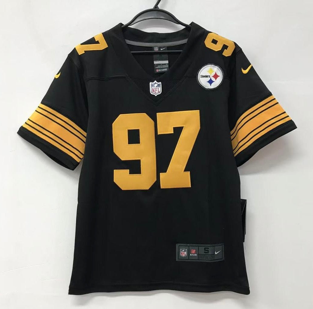 Cameron Heyward Youth Kids Pittsburgh Steelers Official NFL Nike Color Rush Jersey product image 2, provided for visual
