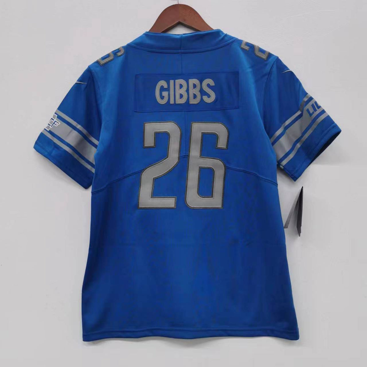 Jahmyr Gibbs YOUTH Detroit Lions Jersey Nike product image 1, provided for visual reference and product detail review