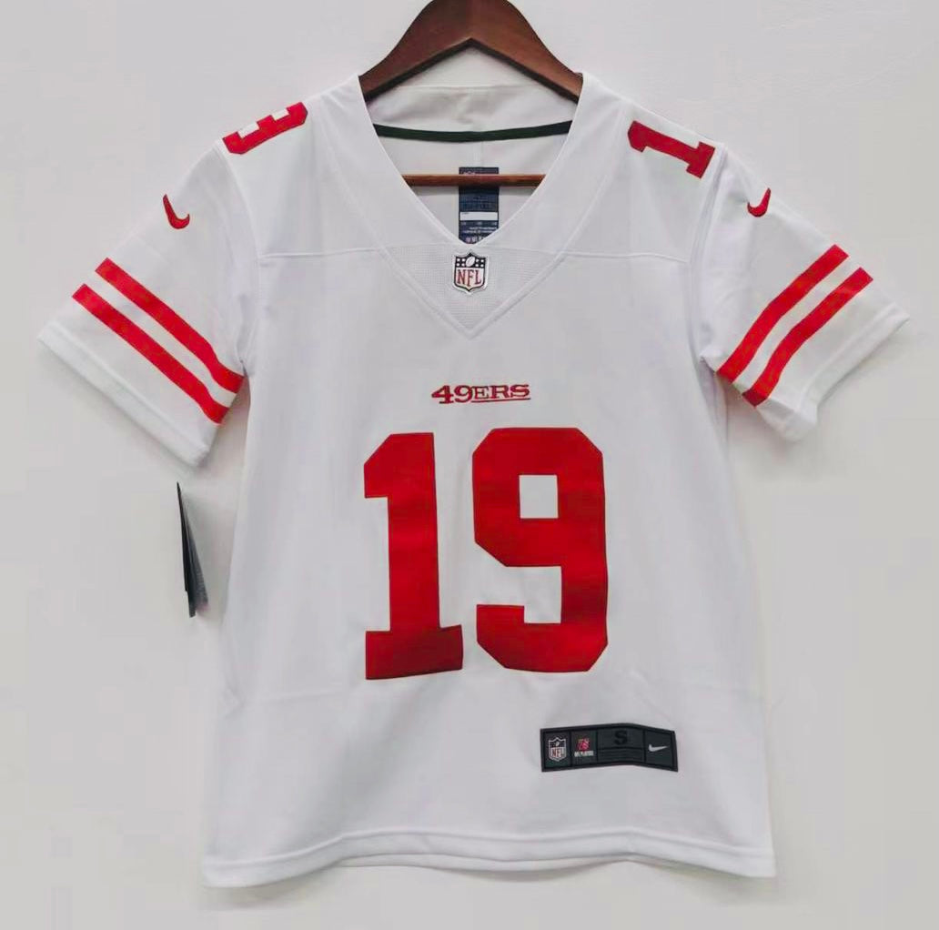 Deebo Samuel San Francisco 49ers YOUTH Jersey white product image 2, provided for visual reference and product detail review