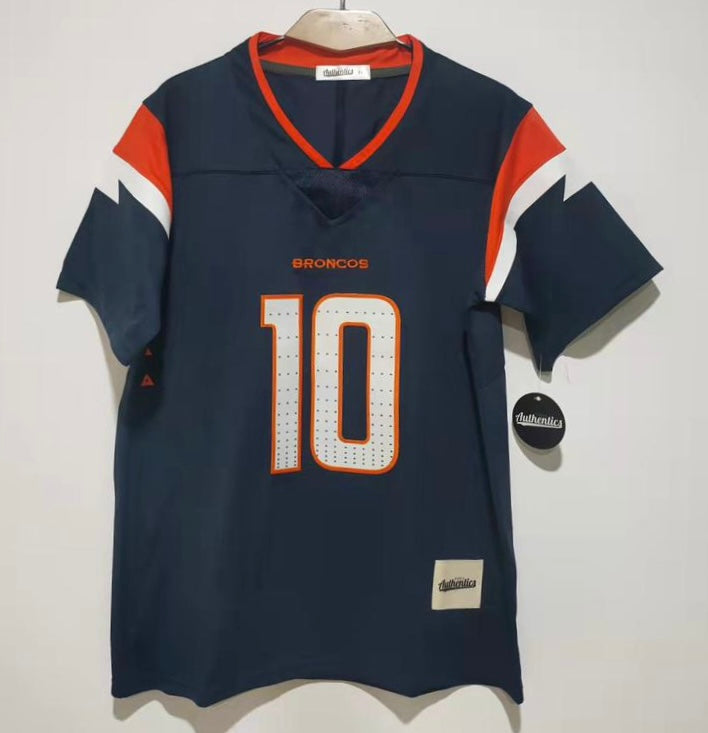 Bo Nix YOUTH KIDS Denver Broncos Jersey Classic Authentics product image 2, provided for visual reference and product detail