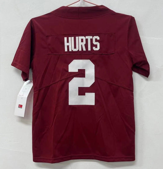 Jalen Hurts Alabama Crimson Tide YOUTH Jersey NIKE product image 1, provided for visual reference and product detail review