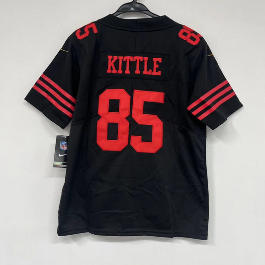 George Kittle San Francisco 49ers YOUTH KIDS Official NFL Nike Jersey product image 1, provided for visual reference and