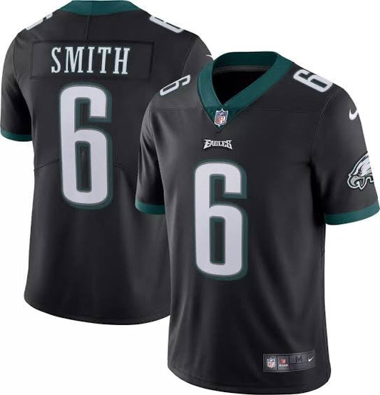DeVonta Smith YOUTH Philadelphia Eagles Jersey Black product image 1, provided for visual reference and product detail review