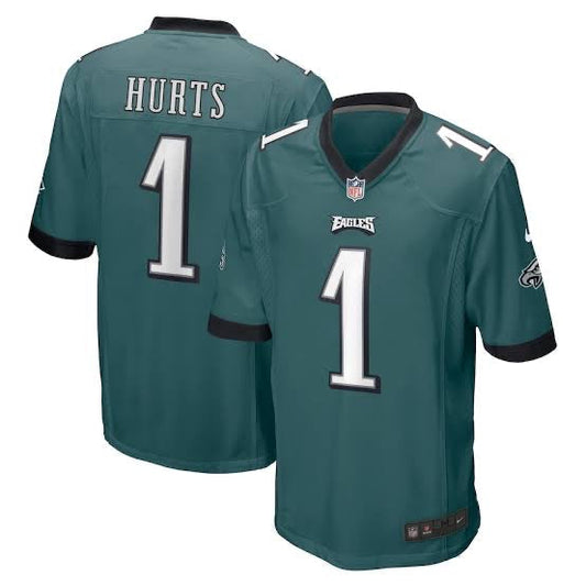 Jalen Hurts YOUTH Philadelphia Eagles Jersey green NIKE product image 1, provided for visual reference and product detail
