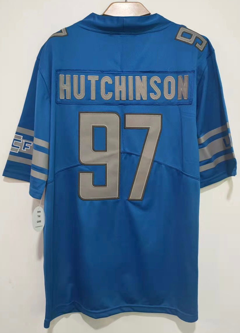 Aiden Hutchinson YOUTH KIDS Detroit Lions Official NFL Nike Jersey product image 1, provided for visual reference and