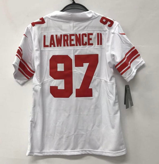 Dexter Lawrence II New York Giants YOUTH Official NFL Nike Jersey white product image 1, provided for visual reference and
