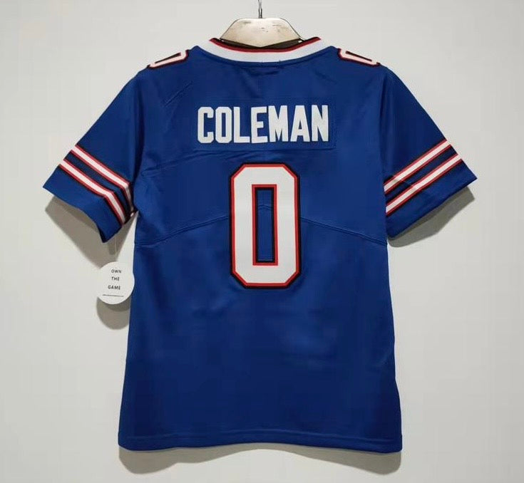 Keon Coleman Classic Authentics YOUTH Buffalo Bills Jersey product image 1, provided for visual reference and product detail