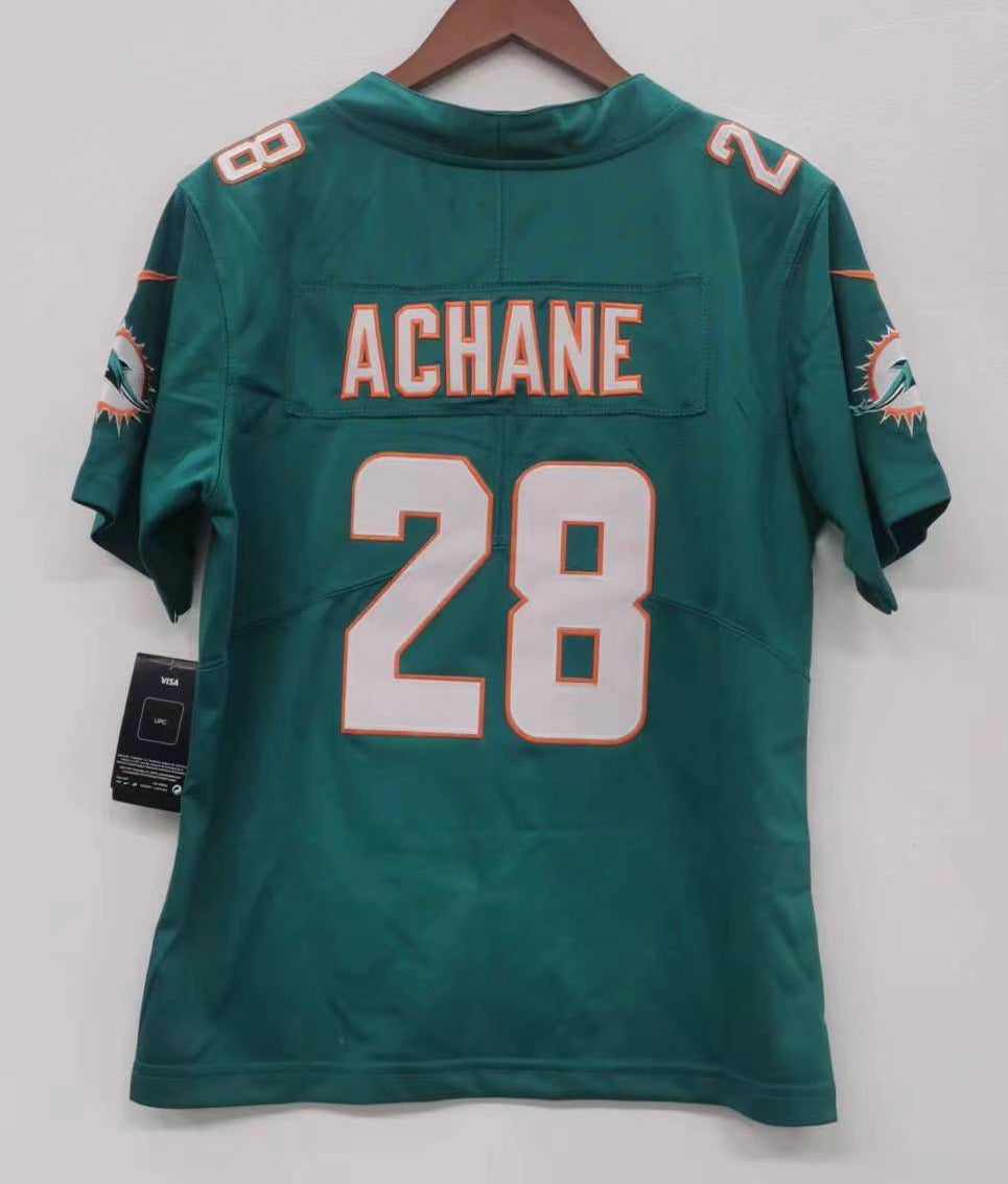 De’Von Achane Miami Dolphins YOUTH Jersey Nike product image 1, provided for visual reference and product detail review